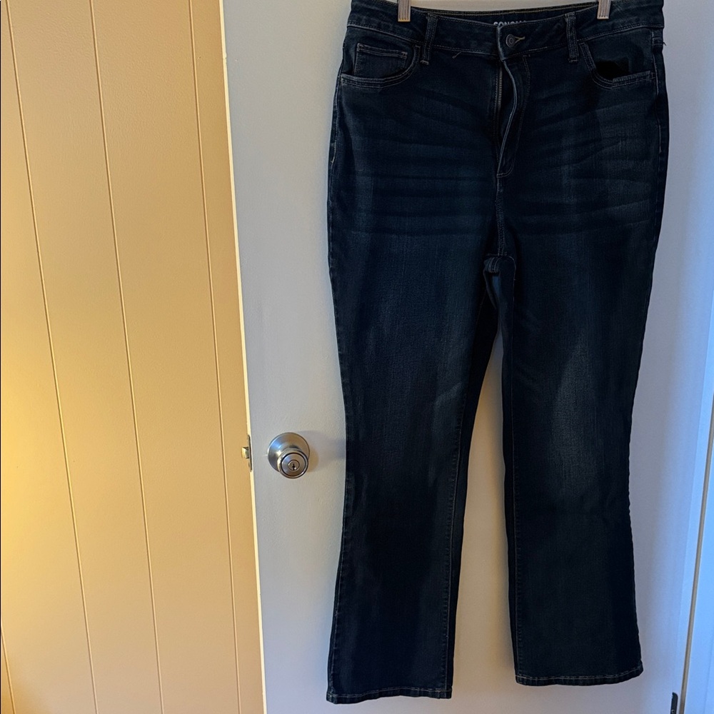 Classic Dark Blue Women's Boot Cut Jeans
